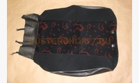 Ткань черная с красно-черными вставками для рено дастер (для комплектации Дастер без пакета безопасность)
