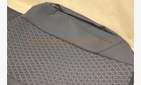 Чехлы ткань серая с серой тканевой вставкой (для комплектации Дастер 2015- с разд. задней спинкой)