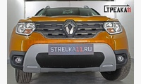 Зимняя заглушка утеплитель в бампер Дастер 2021- (низ на сетку Стрелка11)