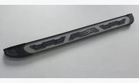 Пороги алюминиевые Alfa Silver 1700 графитовые Дастер 2021- SLITKOFF ALRD21020