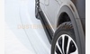 Защита порогов с алюминиевой площадкой d51мм (ППК) (Цвет Шагрень) Renault ARKANA