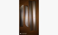 Накладки на двери (молдинги) Рено Дастер цвет Серая Платина D69 (Автолидер58)