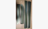 Накладки на двери (молдинги) Рено Дастер цвет Хаки DNP (Автолидер58)