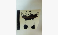 Наклейка Панда (цвет черный)