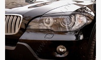 Накладки на передние фары (реснички) BMW X5 (E70) 2007-