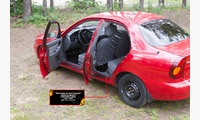 Накладки на внутренние пороги дверей Chevrolet Lanos 2005-2009