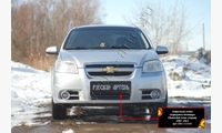 Защитная сетка переднего бампера Chevrolet Aveo седан 2007-2012