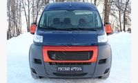 Накладки на передние фары (реснички) Citroen Jumper Шасси 2006-2013