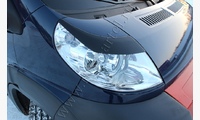 Накладки на передние фары (реснички) Citroen Jumper 2006-2013 (250 кузов)
