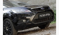 Накладки на передние фары (реснички) Ford Focus II 2008-2010