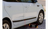Молдинги на двери (вариант 2) KIA Rio III (седан) 2011-2015 (дорестайлинг)