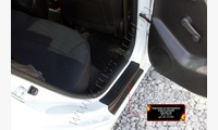 Накладки на внутренние пороги дверей (вар.2) KIA Rio III (седан) 2011-2015 (дорестайлинг)