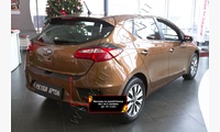 Накладка на задний бампер KIA Cee'd (хэтчбэк) 2015-