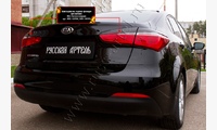 Накладки на задние фонари (реснички) KIA Cerato (седан) 2013-2016