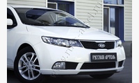 Накладки на передние фары (реснички) KIA Cerato (седан) 2008-2013