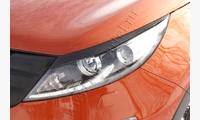 Накладки на передние фары (реснички) KIA Sportage 2010-2013