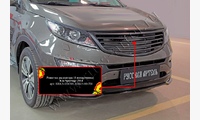 Решетка радиатора (4 поперечины) KIA Sportage 2014-2015
