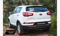 Тюнинг обвес заднего бампера Вар. 2 KIA Sportage 2010-2013 (1)
