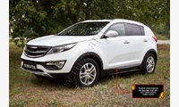 Тюнинг обвес порогов KIA Sportage 2010-2013