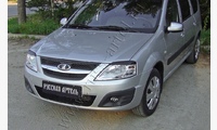 Накладки на передние фары (Реснички) Lada (ВАЗ) Largus 2012-