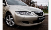 Накладки на передние фары (реснички) Mazda 6 2002-2007