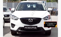 Накладки на передние фары (реснички) Mazda CX-5 2011-2015