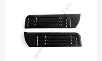 Накладки на металлические пороги Mitsubishi L200 2007-2010