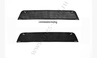 Защитная сетка и заглушка решетки переднего бампера Mitsubishi L200 2007-2010