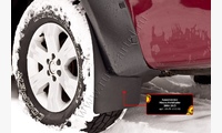 Брызговики под расширители колесных арок артикул: RNPF-047602 Nissan Pathfinder 2011-2013 (R51 рестайлинг)