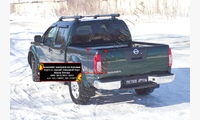 Комплект накладок на боковые борта и задний откидной борт без скотча Nissan Navara 2005-2010