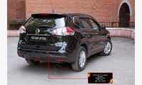 Накладка на задний бампер Nissan X-trail 2015-