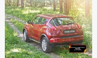 Накладка на задний бампер Nissan Juke 2010-2014 (YF15)