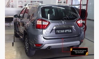 Накладка на задний бампер Nissan Terrano 2014-2017