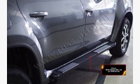 Пороги металлические. Вариант 1 Nissan Terrano 2017-