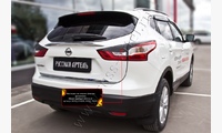 Накладки на задние фонари (реснички) Nissan Qashqai 2014-