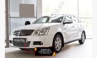 Защитная сетка и заглушка переднего бампера Nissan Almera 2014-