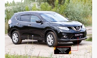 Защитная сетка решетки переднего бампера Nissan X-trail 2015-