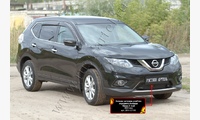 Зимняя заглушка решётки переднего бампера Nissan X-trail 2015-