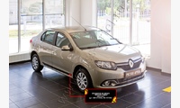Молдинги на двери Renault Logan 2014-