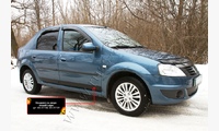 Молдинги на двери  Renault Logan 2004-2010