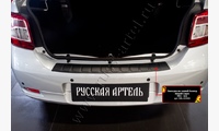 Накладка на задний бампер Renault Logan 2014-