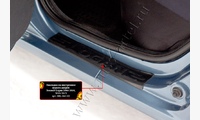 Накладки на внутренние пороги дверей Renault Logan 2004-2010