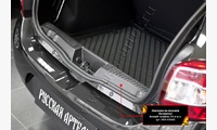 Накладка на порожек багажника Renault Sandero 2014-