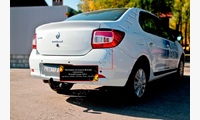 Накладки на задние фонари (реснички) Renault Logan 2014-