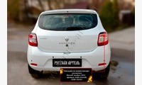 Накладки на задние фонари (реснички) Renault Sandero 2014-