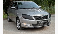 Комплект для самостоятельного изготовления ресничек на передние фары Skoda Fabia II 2010-2013
