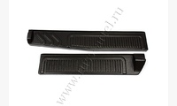 Накладки на металлические пороги (комплект) Toyota Hilux 2011-2013