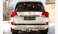 Накладки на задние фонари (реснички) Toyota LC 200 2012-2015