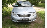 Накладки на передние фары (Реснички) Toyota Corolla SD 2007-2010