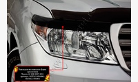 Накладки на передние фары (реснички) Toyota LC 200 2007-2011